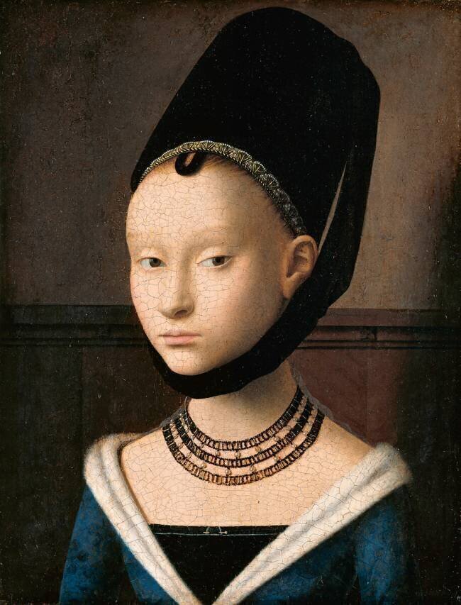 Portrait of a young lady Petrus Christus