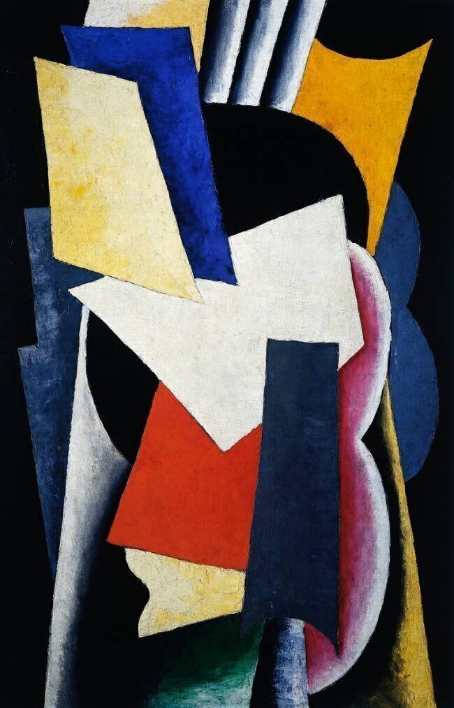 Architectonique peinte (nature morte : instruments) Lioubov Popova