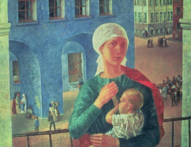 1918 in Petrograd Kuzma Sergeevich Petrov-Vodkin