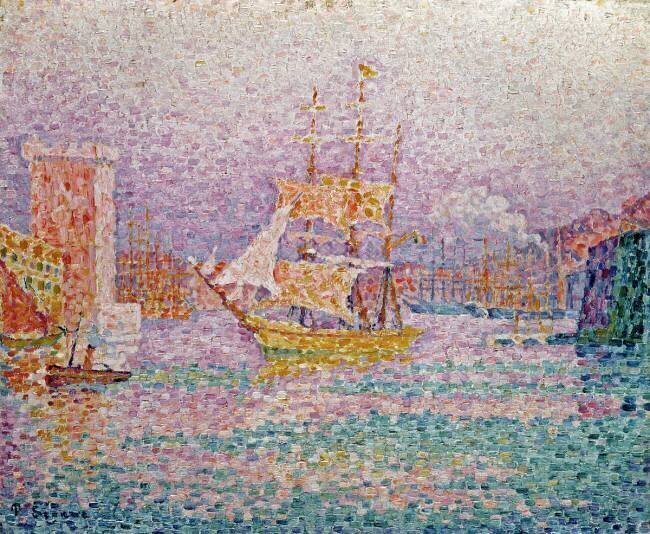 Port à Marseille Paul Signac