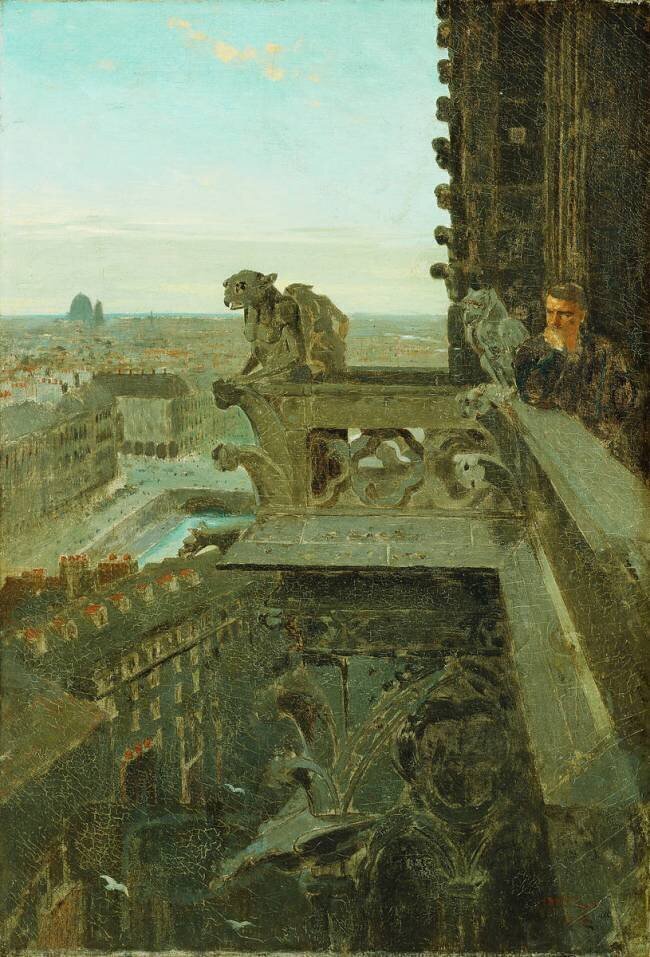 Gargouilles à Notre-Dame Winslow Homer