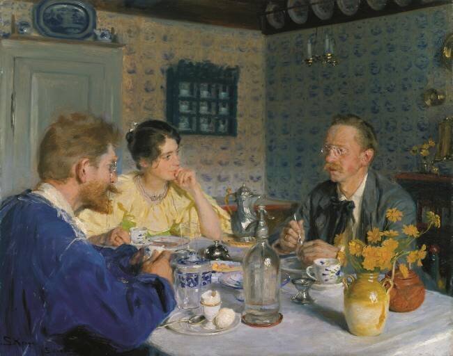  A luncheon Peder Severin Kröyer