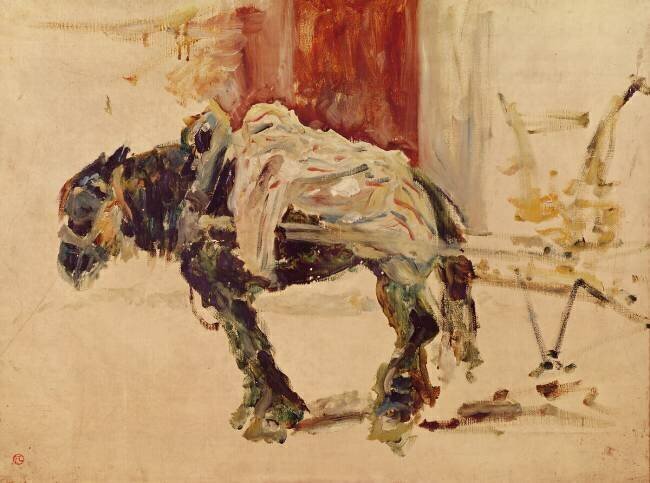 A Draft Horse at Céleyran Henri de Toulouse-Lautrec