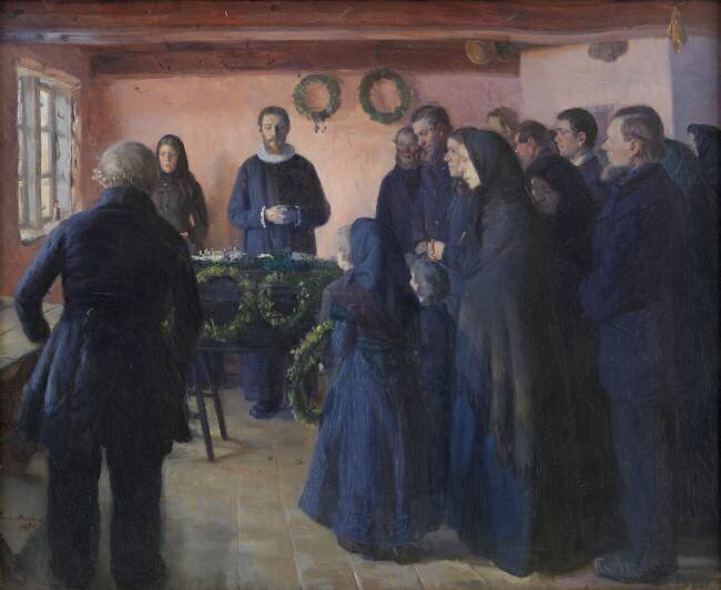 A Funeral Anna Kirstine Ancher