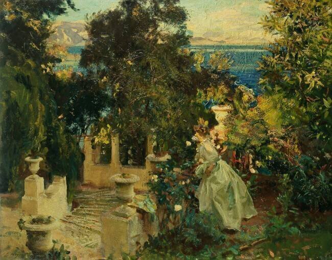 A Garden in Corfu John Singer Sargent