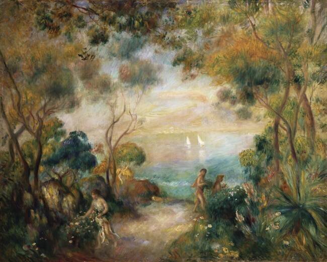 A Garden in Sorrento Auguste Renoir