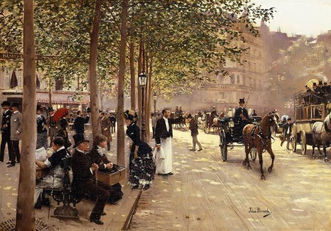 A Paris Street Jean Béraud