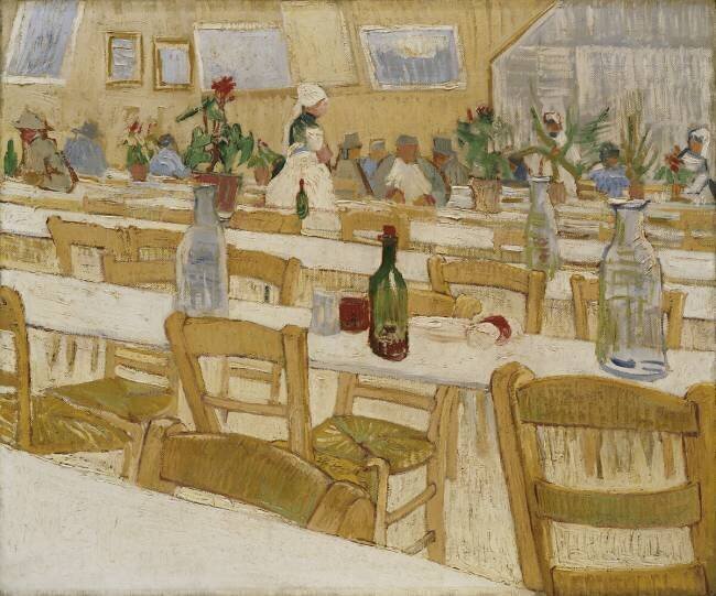 A Restaurant Interior Vincent van Gogh