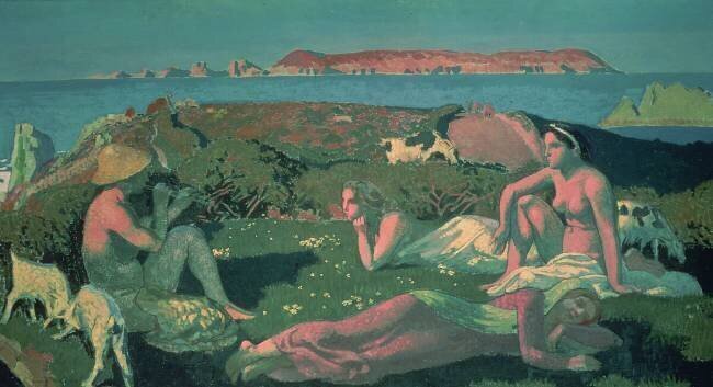 A Seascape in Green Tones Maurice Denis