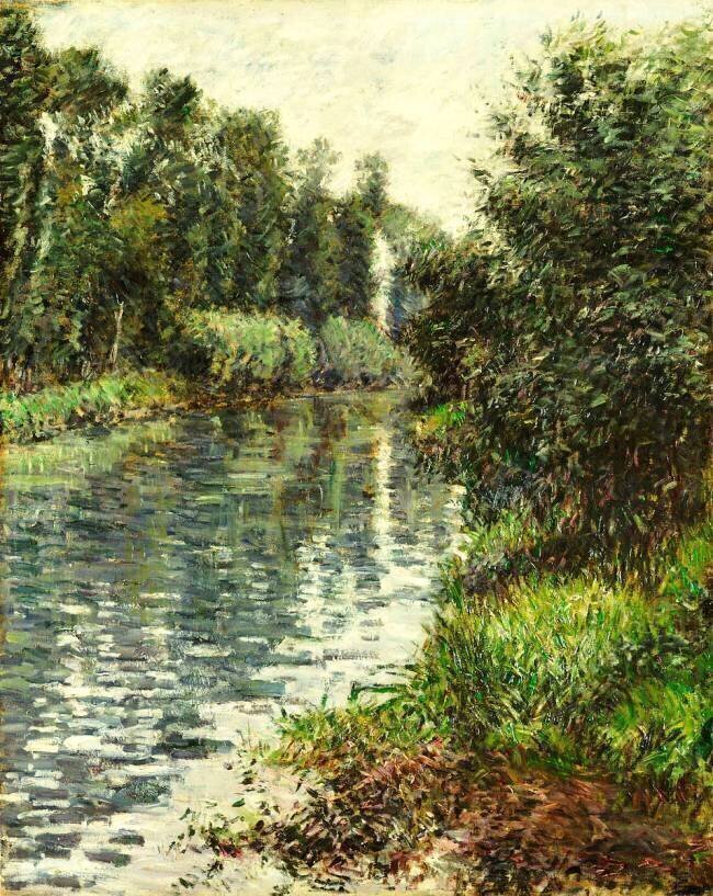 A Small Branch of the Seine at Argenteuil Gustave Caillebotte