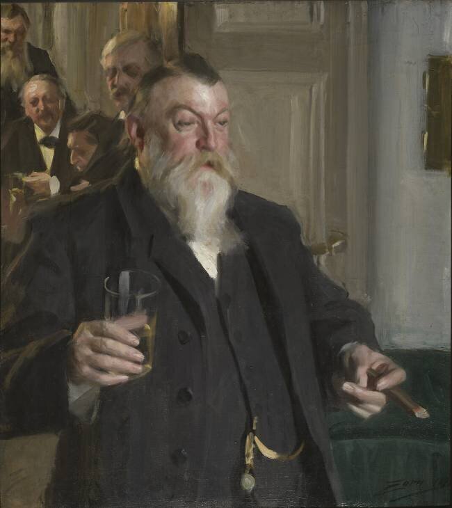 A Toast in the Idun Society Anders Zorn