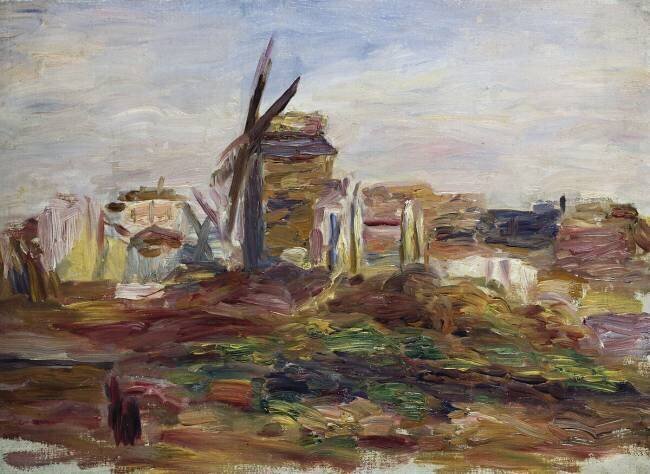A Windmill Auguste Renoir