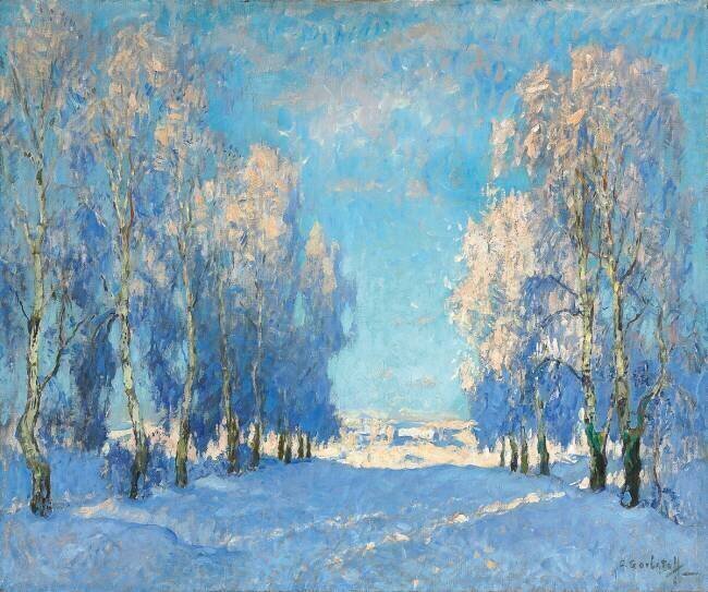 A Winter's Day Konstantin Ivanovich Gorbatov