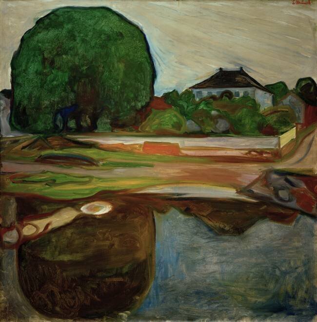 Aasgaard beach Edvard Munch