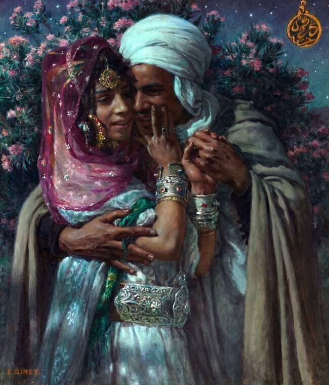 Abd-el-Ain Gheram and Nouriel (Arabic legend): Love slave Etienne Dinet