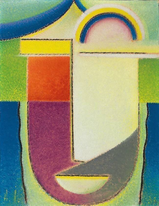 Abstract Head: Easter Alexej von Jawlensky