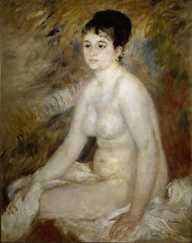 After the bath Auguste Renoir