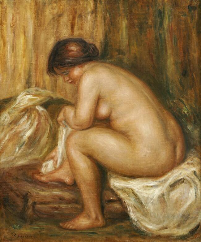 After the Bath Auguste Renoir