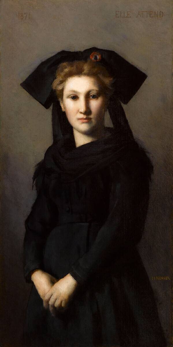 Alsace. She is Waiting Jean-Jacques Henner