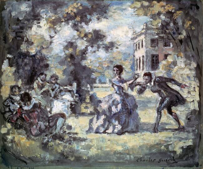 Amorous Scene Charles Francois Prosper Guérin
