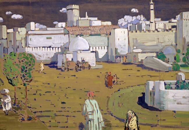 An Arab Town Wassily Kandinsky