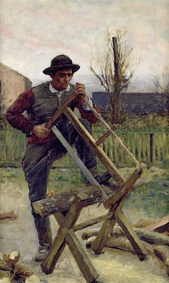 An Aragonese Woodcutter Louis Capdevielle