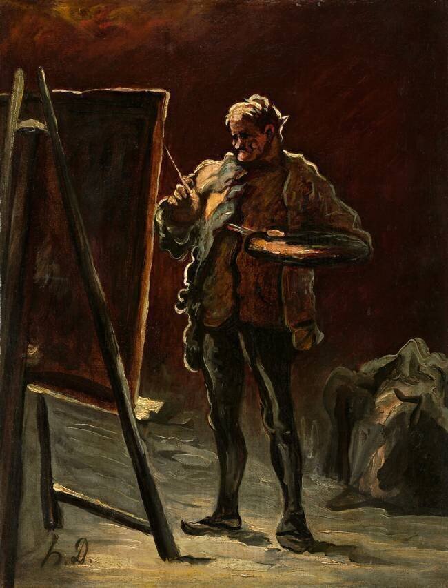 An Artist Honoré Daumier