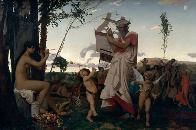 Anacréon, Bacchus et l'Amour Jean-Léon Gérôme