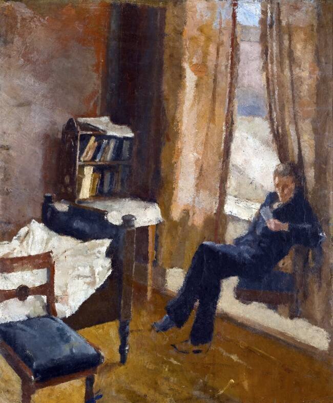 Andreas Reading Edvard Munch