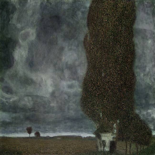 Approaching Thunderstorm Gustav Klimt