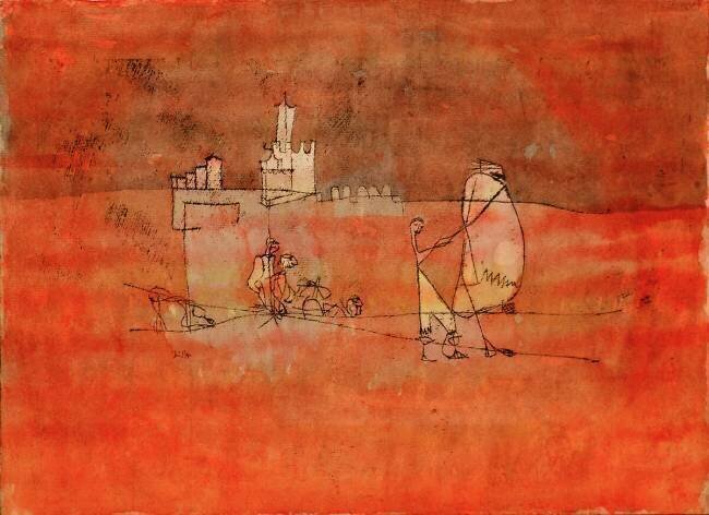 Arabian Town Scene Paul Klee