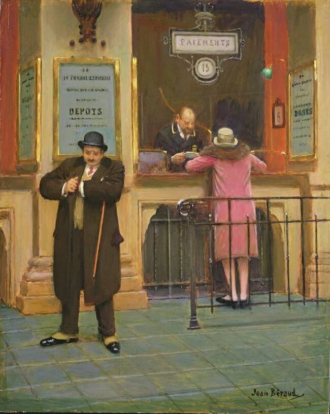 At my Aunt's Jean Béraud