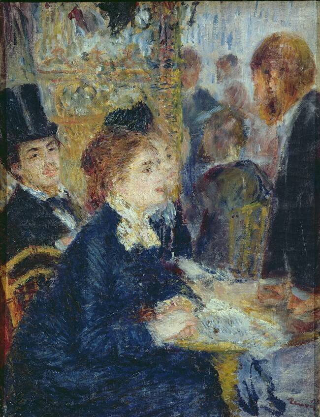 At the Cafe Auguste Renoir