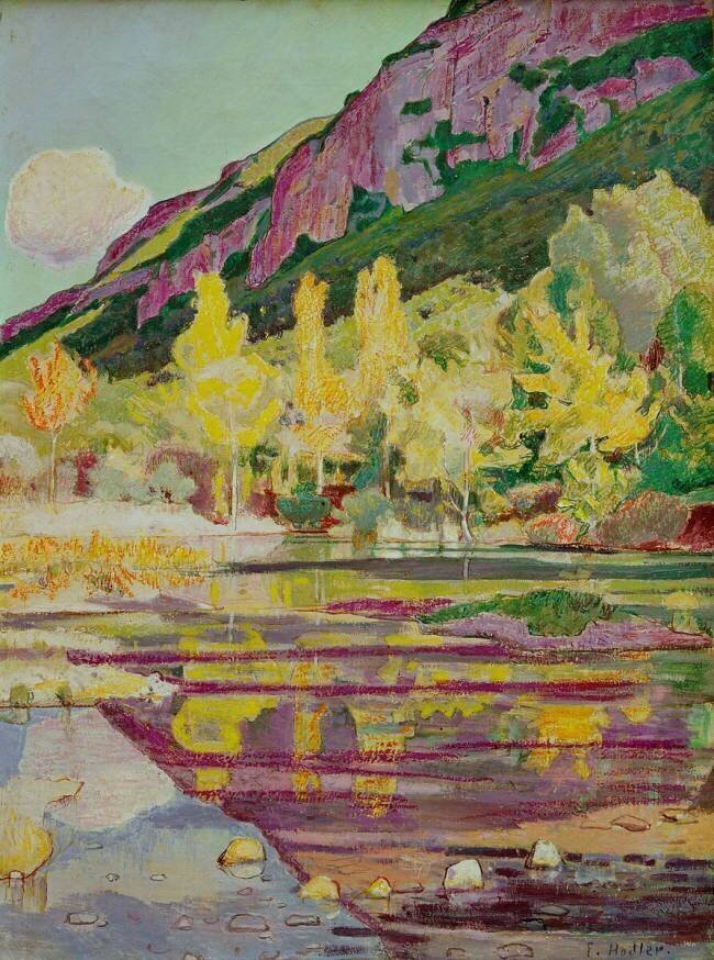 At the Foot of Petit Salève Ferdinand Hodler