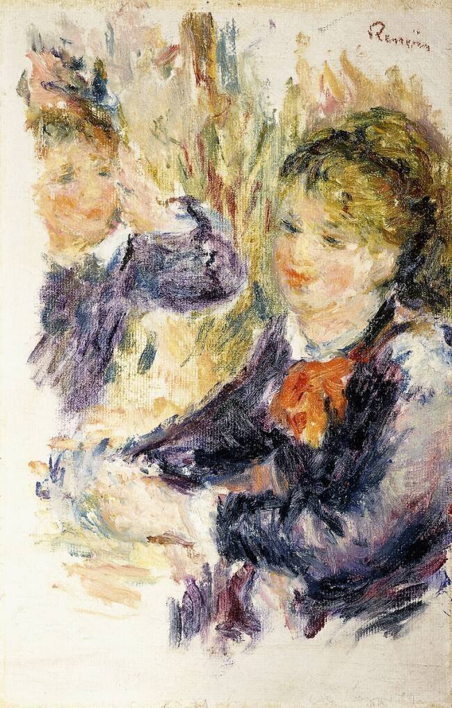 At the Milliner Auguste Renoir