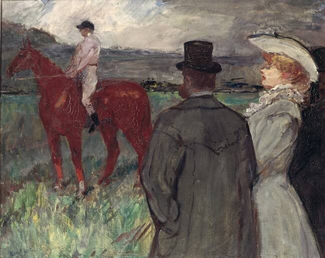 At the Racecourse Henri de Toulouse-Lautrec