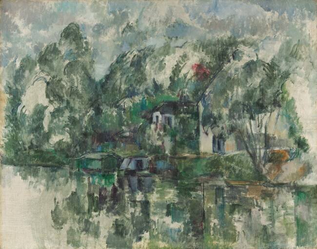 At the Water's Edge Paul Cézanne