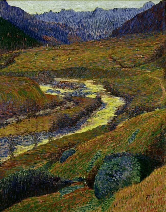 Autumn evening Giovanni Giacometti