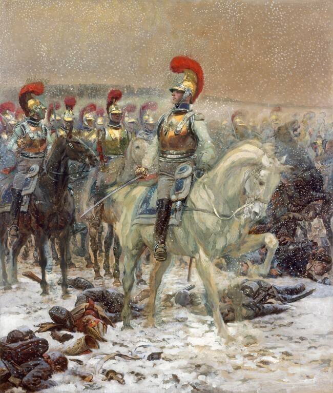 Avant la charge, les carabiniers à Winkowo Edouard Detaille