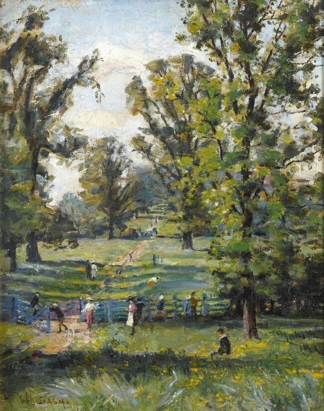 Avenues of Elm Trees on the Boughton Estate Walter Bonner Gash