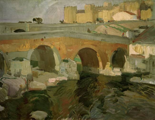 Avila, Old Bridge Joaquin Sorolla y Bastida