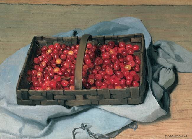 Basket of Cherries Félix Vallotton