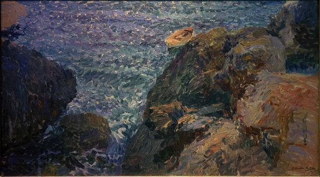 Bateau blanc, Jávea Joaquin Sorolla y Bastida