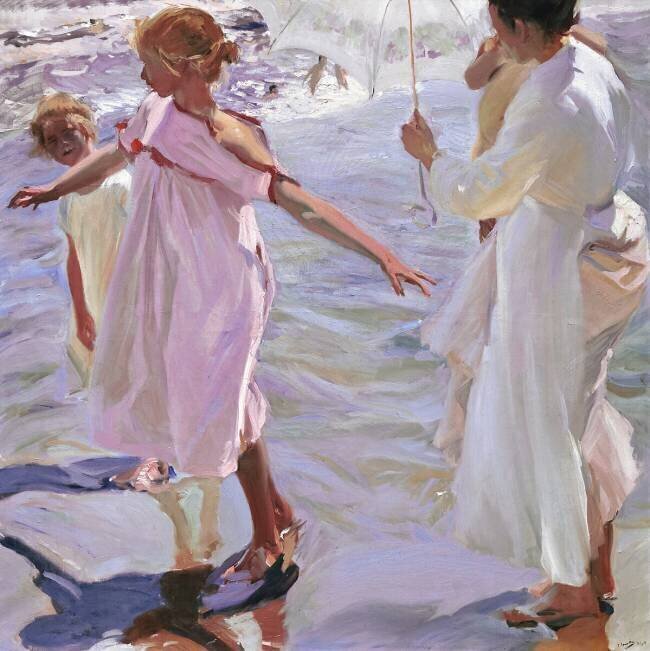 Bath Time, Valencia Joaquin Sorolla y Bastida