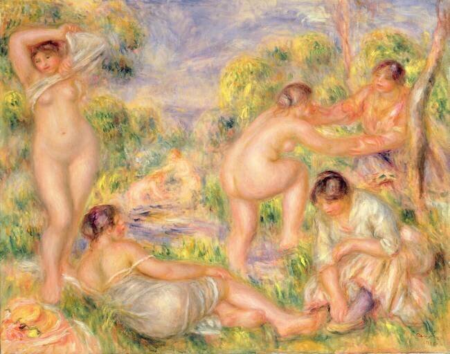 Bathing Group Auguste Renoir