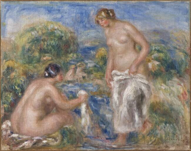 Bathing Women Auguste Renoir