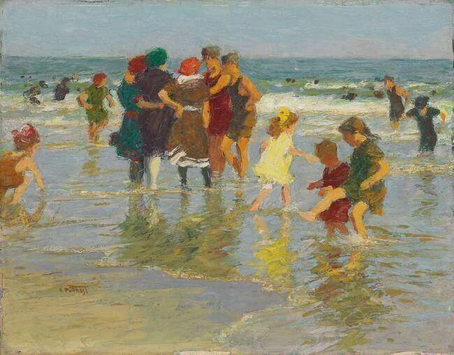 Beach Scene Edward Henry Potthast
