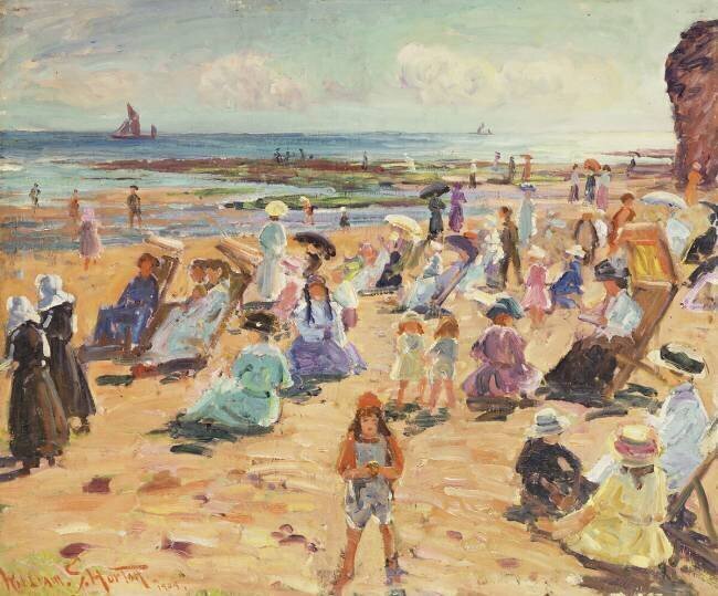Beach Scene William Samuel Horton