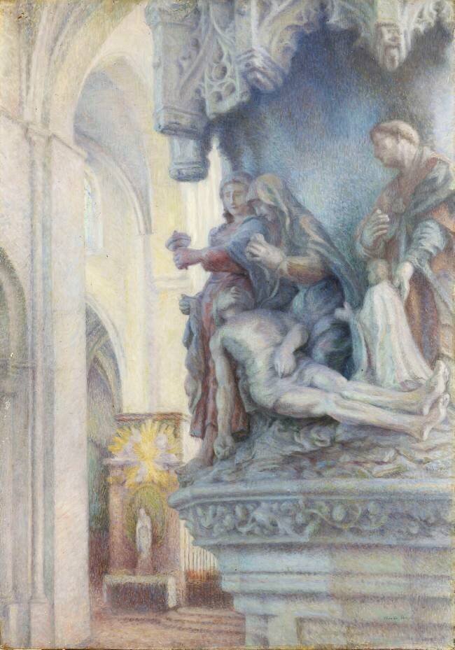 Beauvais, église Saint-Etienne : mise au tombeau Marthe Roger