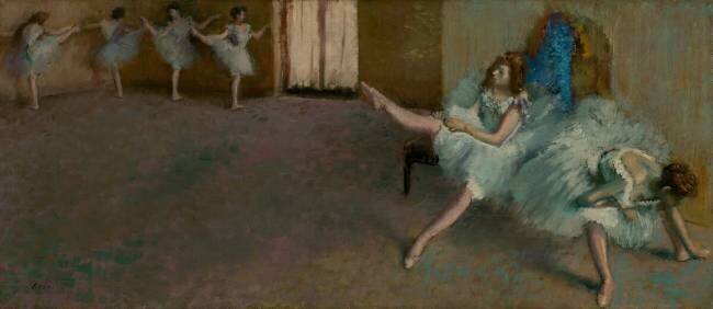 Before the Ballet Edgar Degas